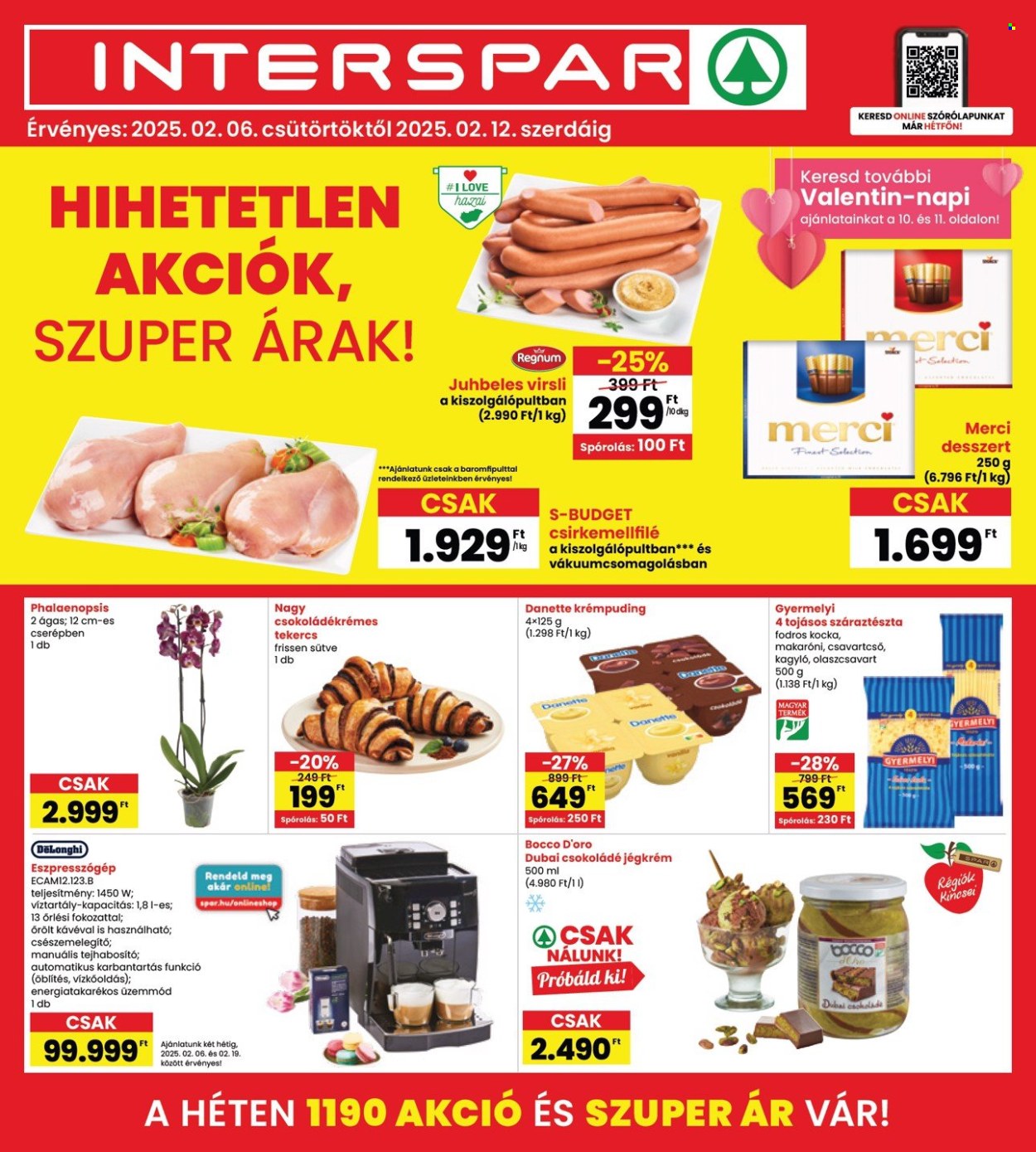 INTERSPAR akciós újságok - 2025.02.06 - 2025.02.12. Oldal 1