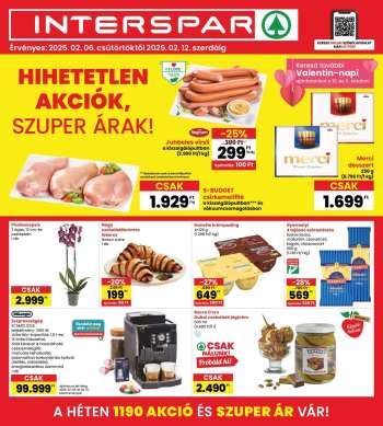 Újság INTERSPAR - 2025.02.06 - 2025.02.12.