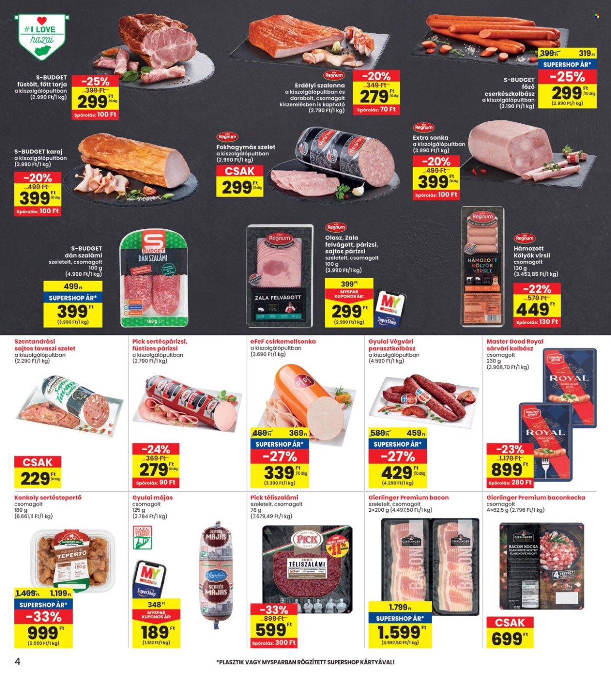 INTERSPAR akciós újságok - 2025.02.06 - 2025.02.12. Oldal 4
