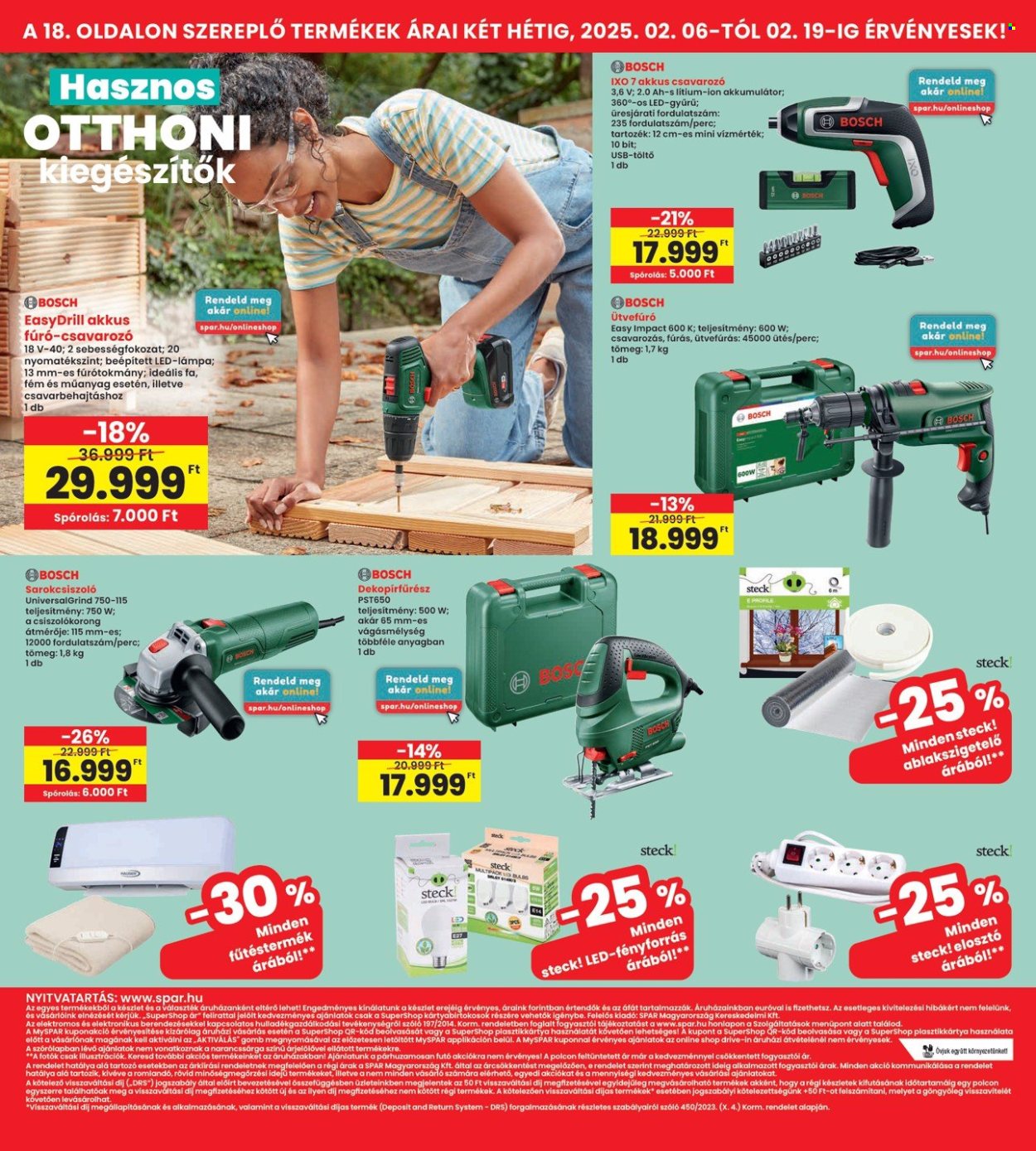INTERSPAR akciós újságok - 2025.02.06 - 2025.02.12. Oldal 18
