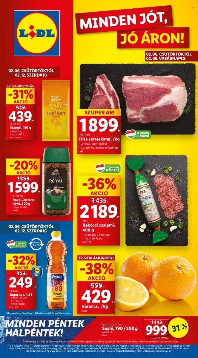 Lidl akciós újságok - 2025.02.06 - 2025.02.12. Oldal 1