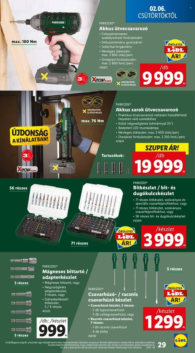 Lidl akciós újságok - 2025.02.06 - 2025.02.12. Oldal 29