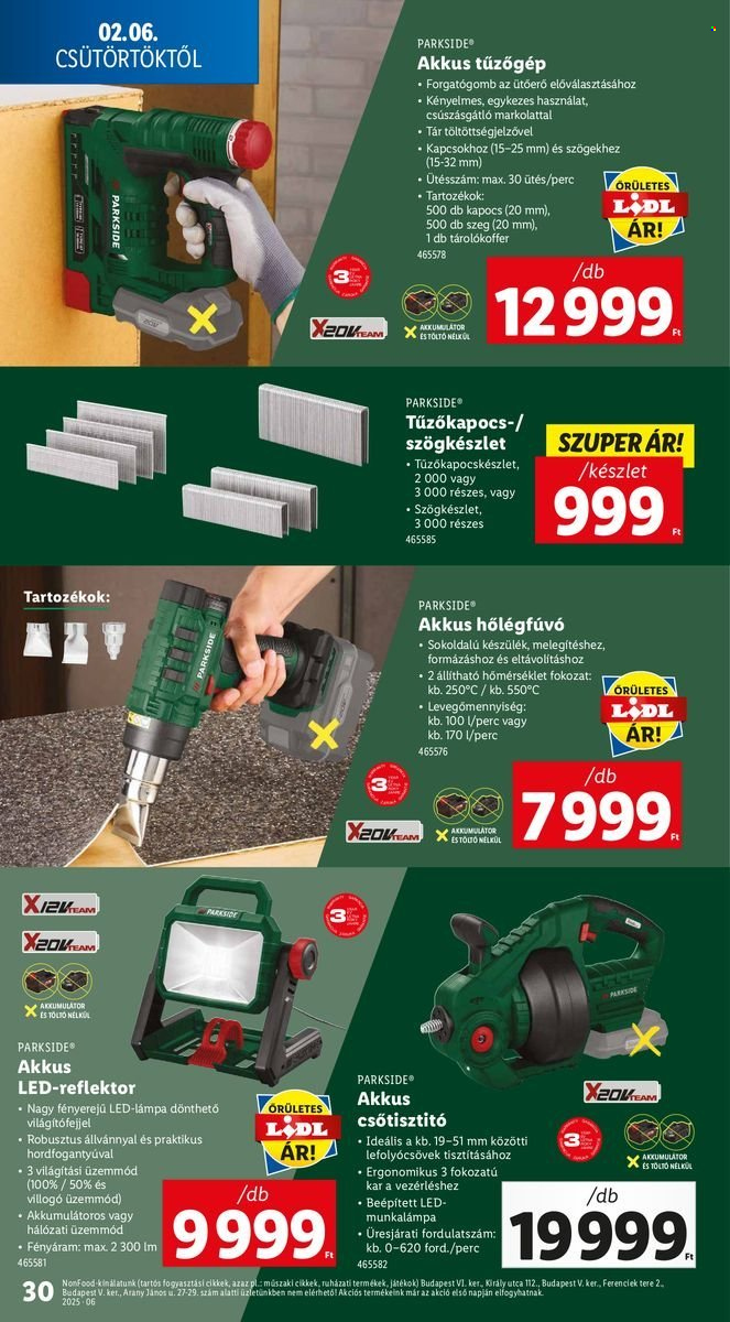 Lidl akciós újságok - 2025.02.06 - 2025.02.12. Oldal 30