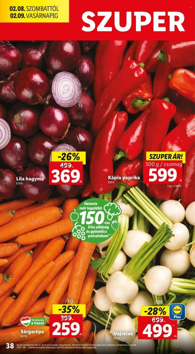 Lidl akciós újságok - 2025.02.06 - 2025.02.12. Oldal 38