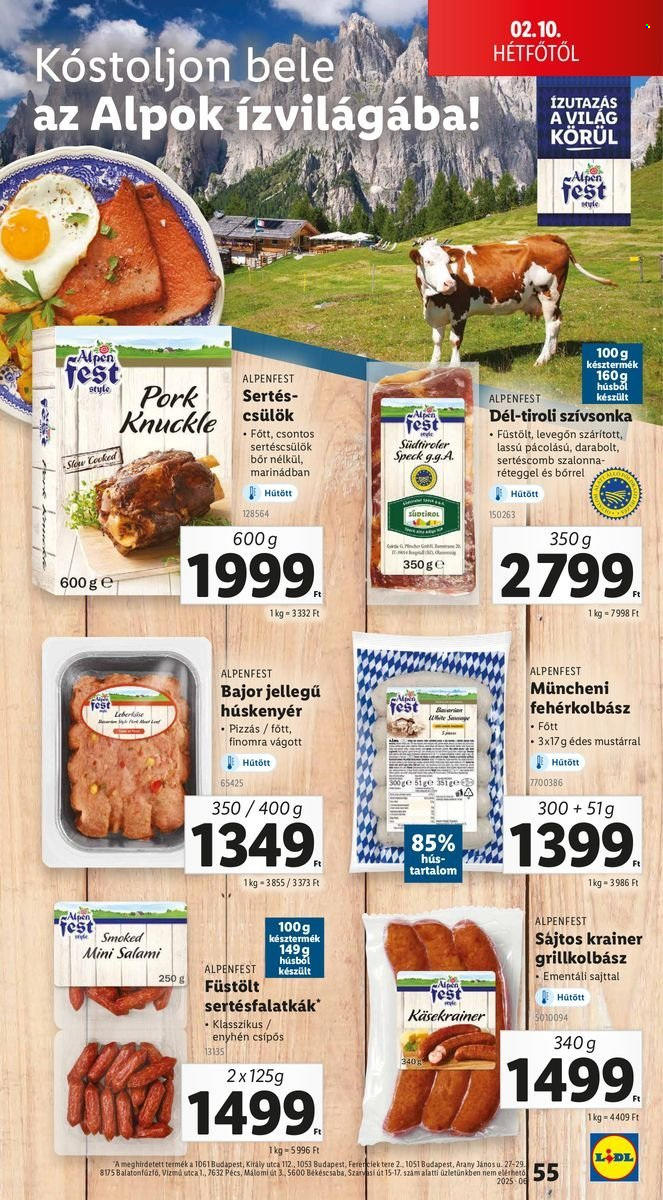 Lidl akciós újságok - 2025.02.06 - 2025.02.12. Oldal 55