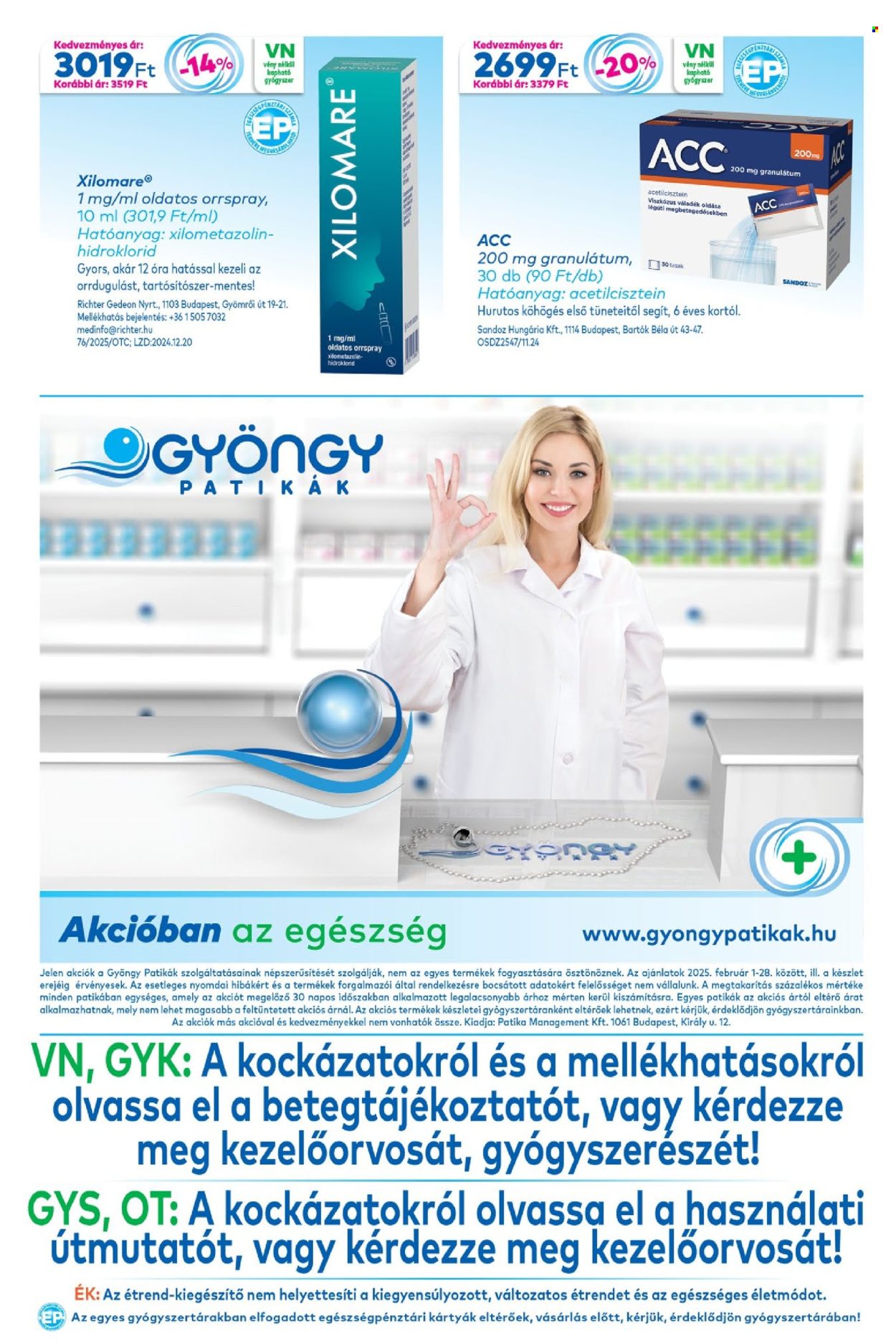 Gyöngy Patikák akciós újságok - 2025.02.01 - 2025.02.28. Oldal 20