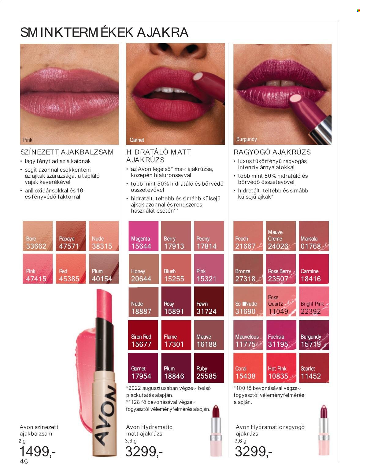 Avon akciós újságok - 2025.02.01 - 2025.02.28. Oldal 46
