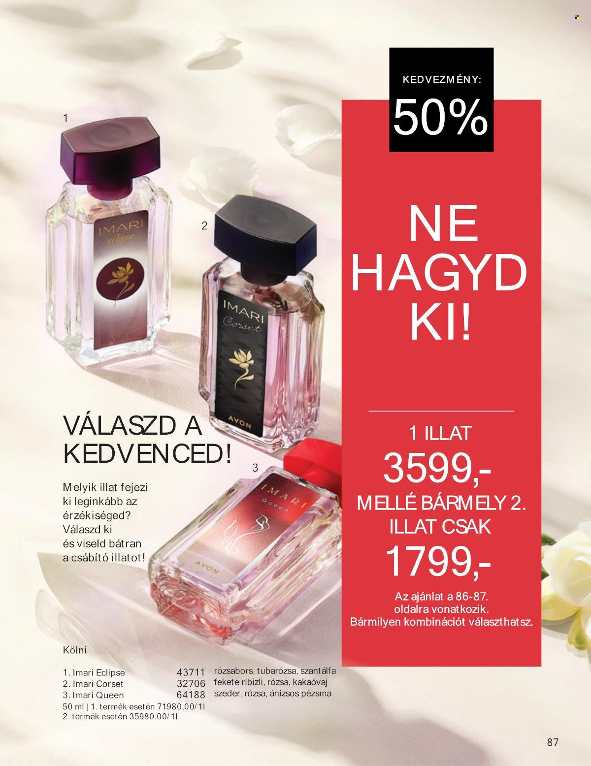 Avon akciós újságok - 2025.02.01 - 2025.02.28. Oldal 87