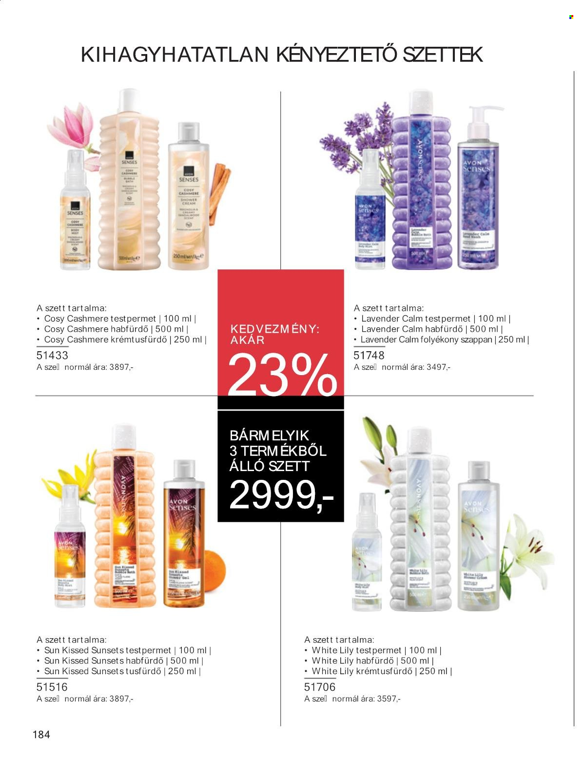 Avon akciós újságok - 2025.02.01 - 2025.02.28. Oldal 184