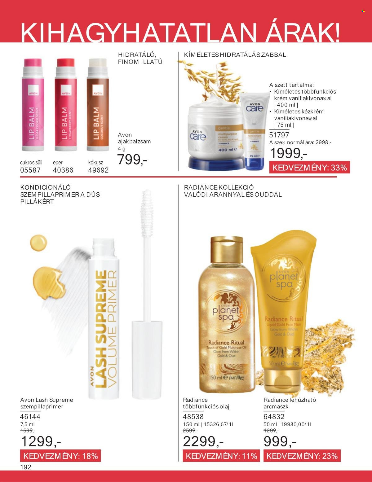 Avon akciós újságok - 2025.02.01 - 2025.02.28. Oldal 192