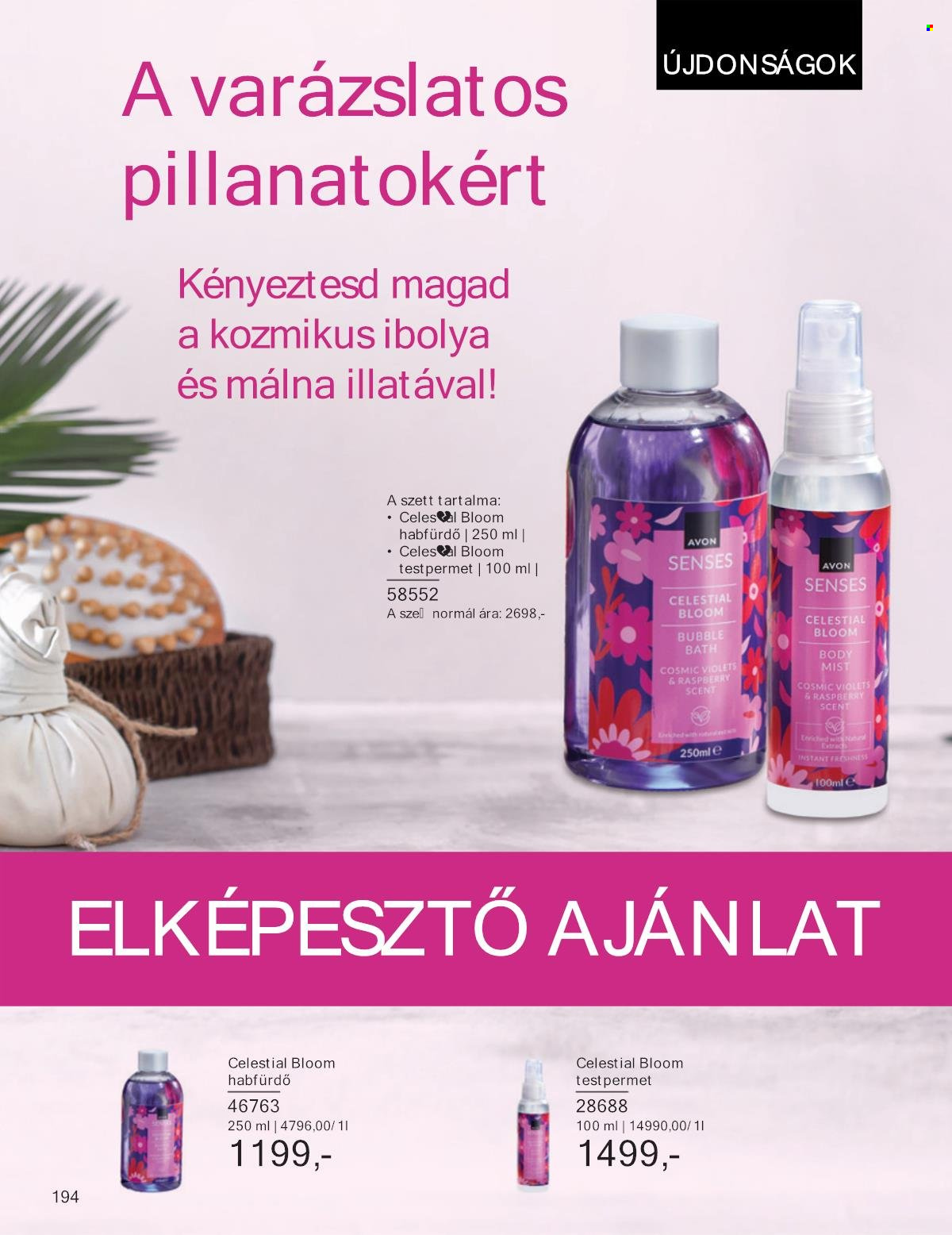 Avon akciós újságok - 2025.02.01 - 2025.02.28. Oldal 194