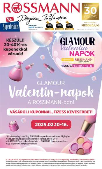 Újság Rossmann - 2025.02.10 - 2025.02.16.