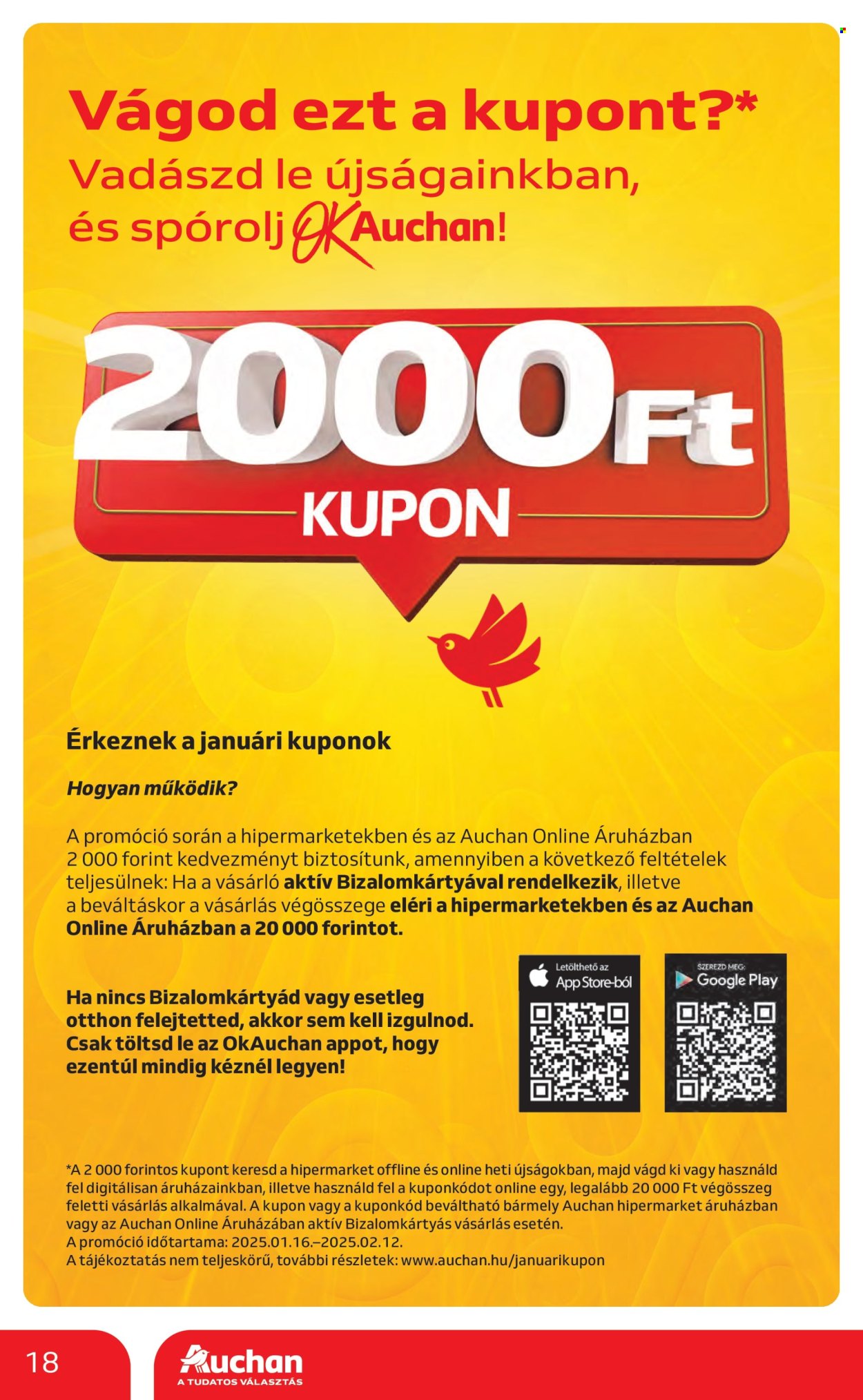 Auchan akciós újságok - 2025.02.06 - 2025.02.12. Oldal 18