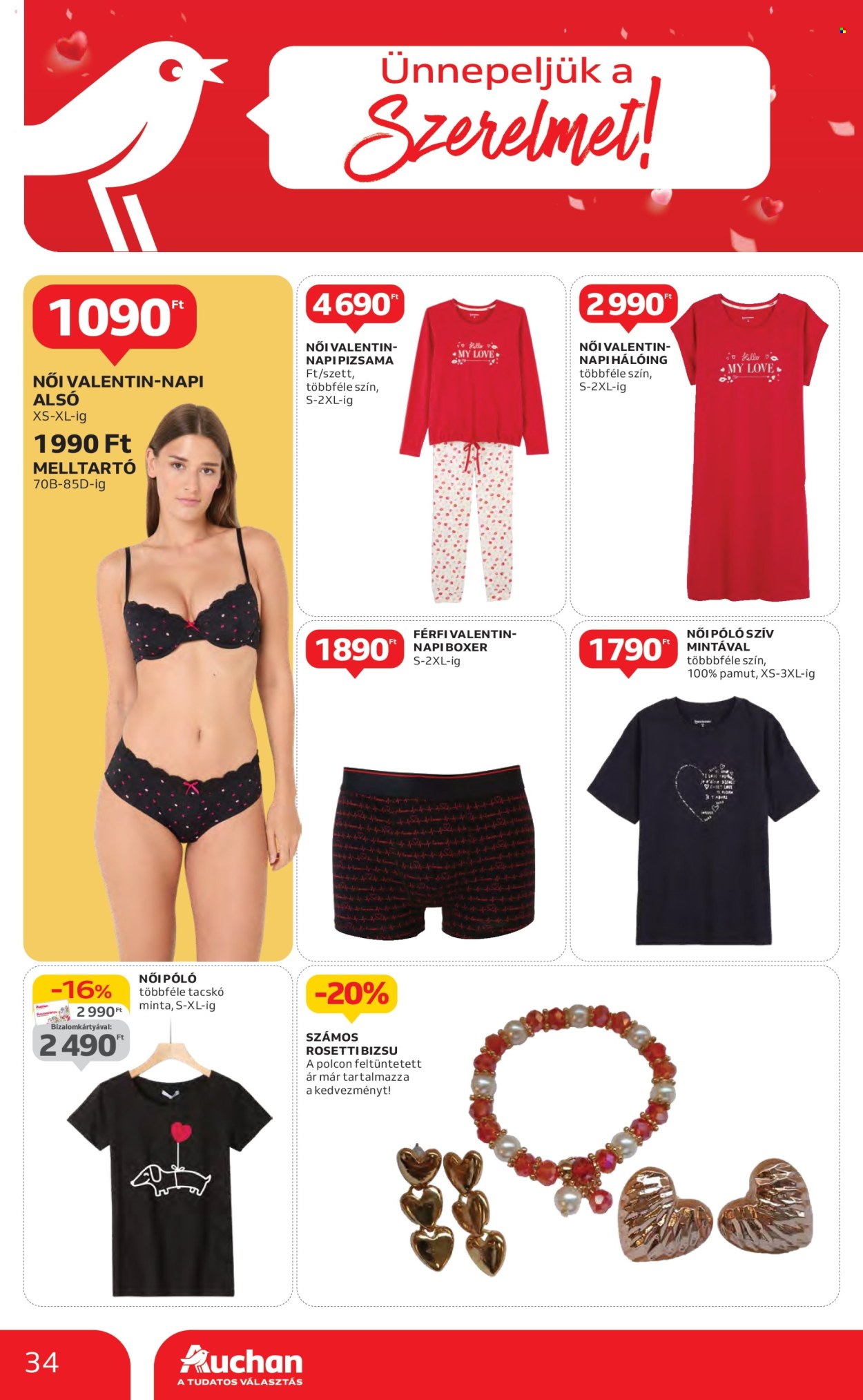 Auchan akciós újságok - 2025.02.06 - 2025.02.12. Oldal 34