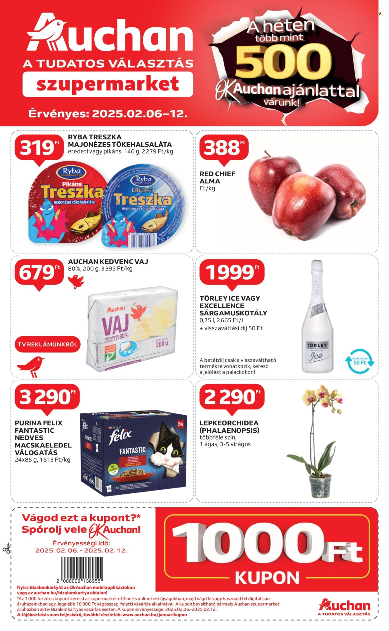 Auchan akciós újságok - 2025.02.06 - 2025.02.12. Oldal 1