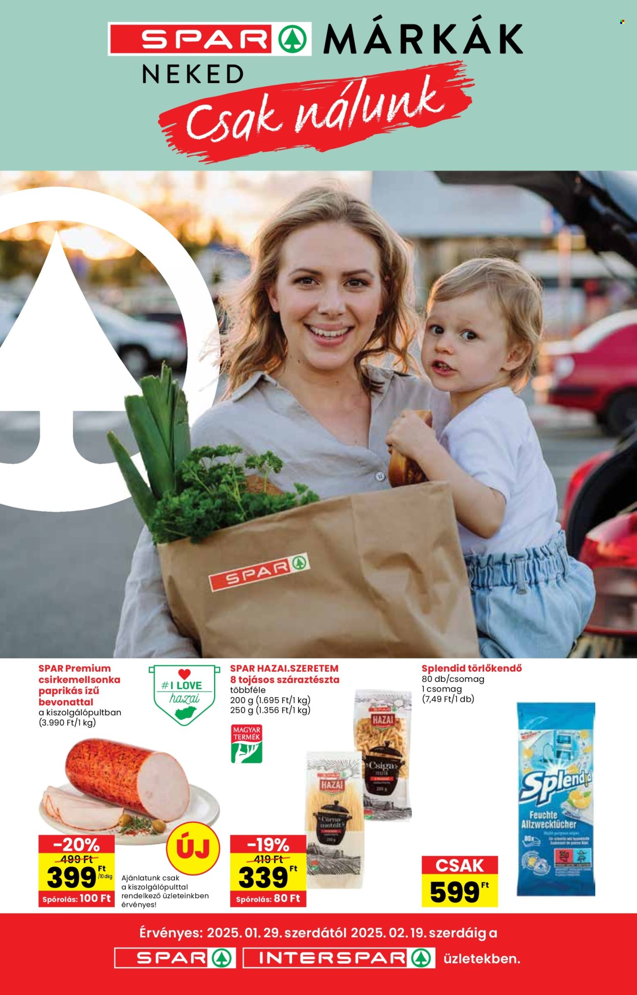 SPAR akciós újságok - 2025.01.29 - 2025.02.19. Oldal 1