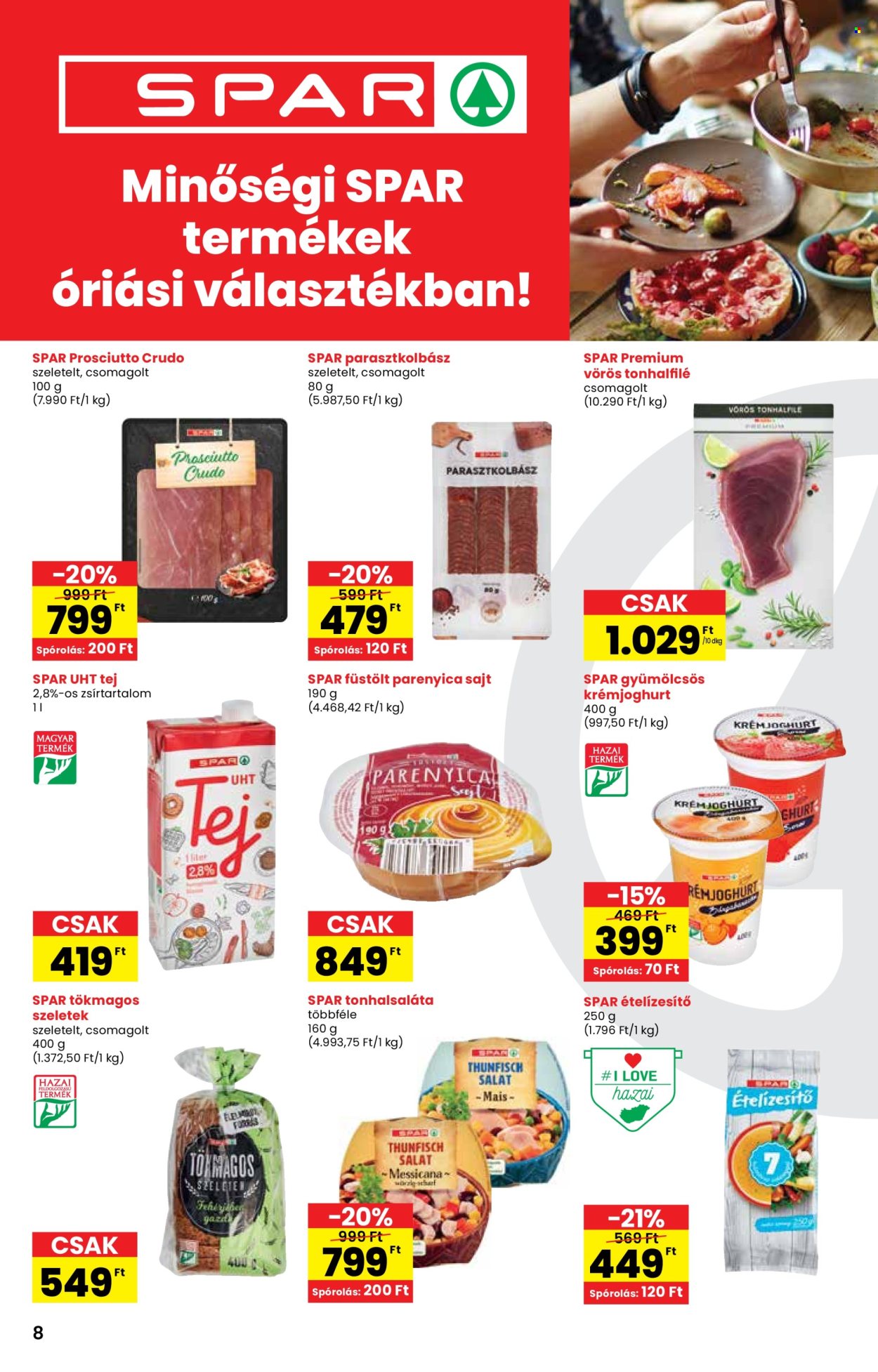 SPAR akciós újságok - 2025.01.29 - 2025.02.19. Oldal 8