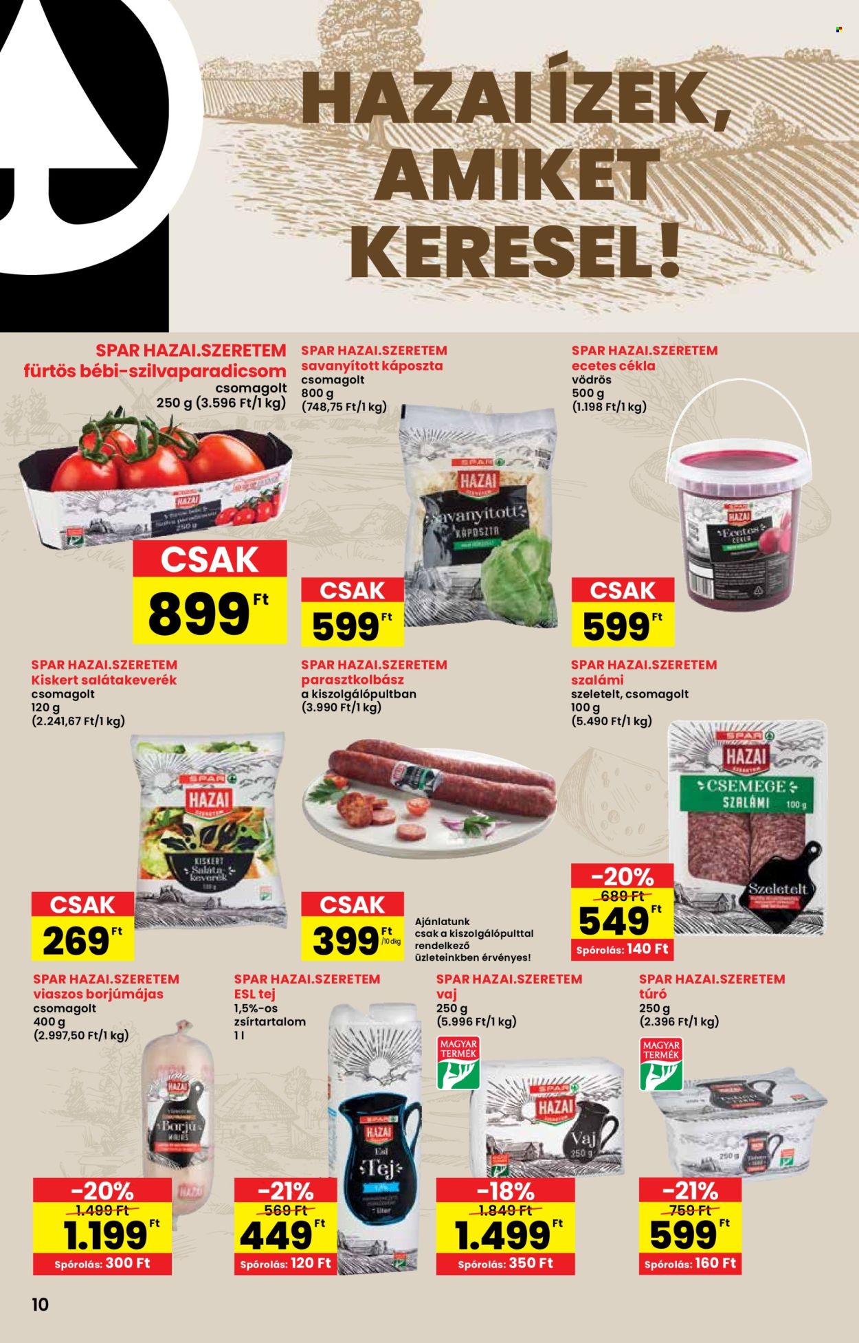 SPAR akciós újságok - 2025.01.29 - 2025.02.19. Oldal 10