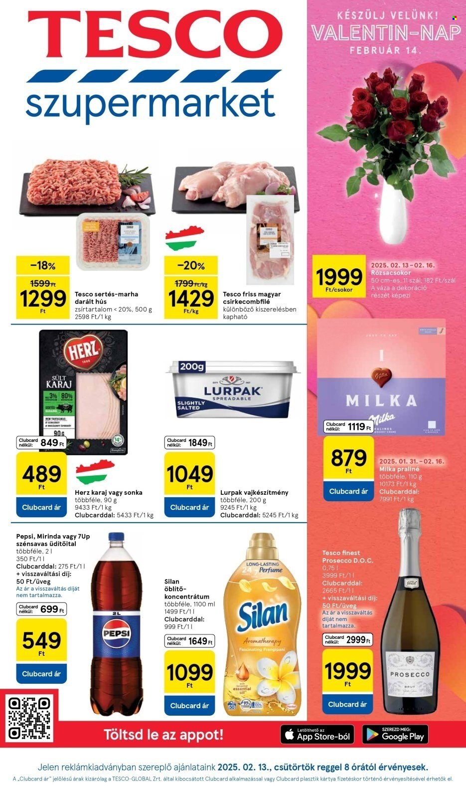 TESCO akciós újságok - 2025.02.13 - 2025.02.19. Oldal 1