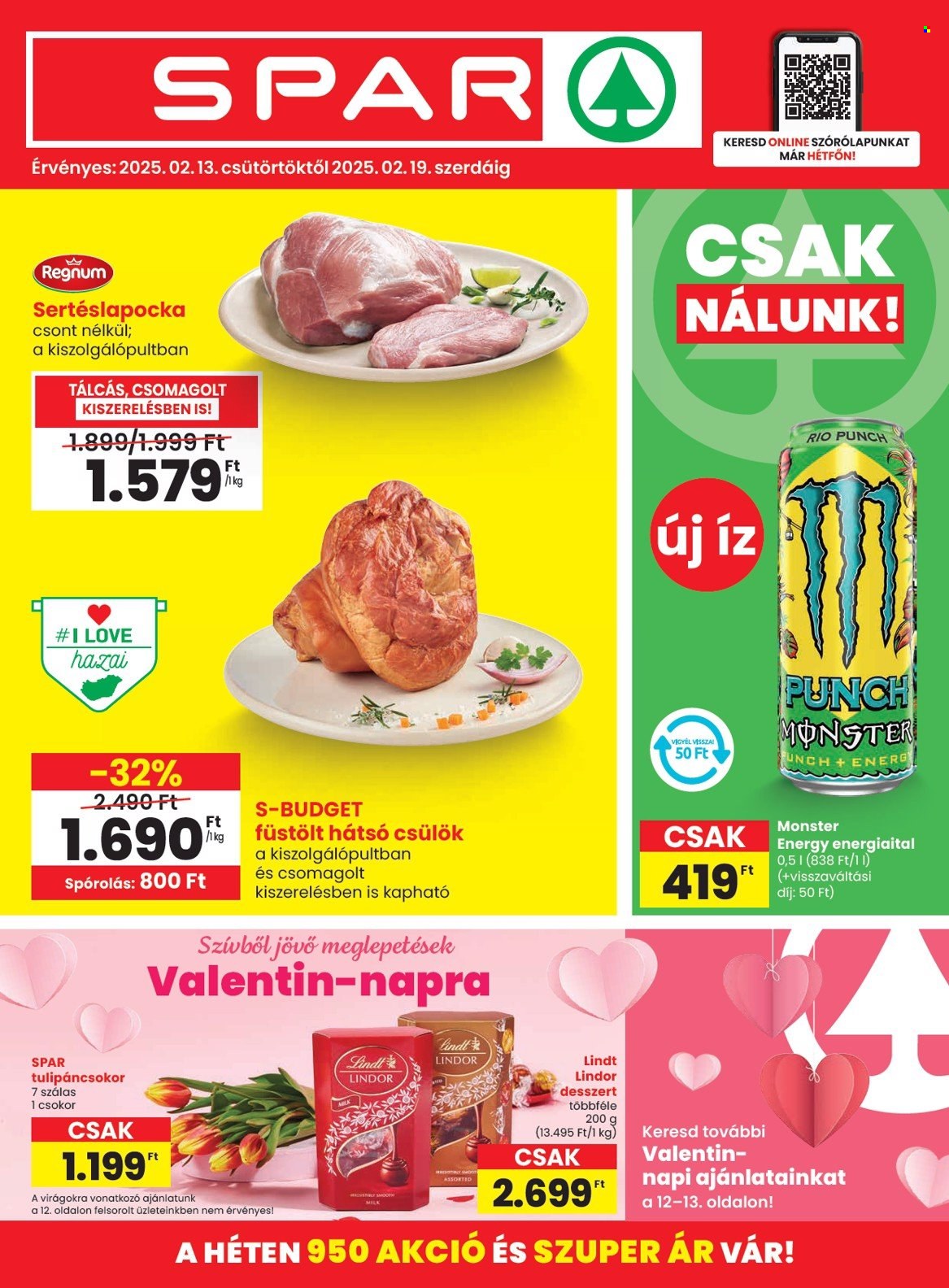 SPAR akciós újságok - 2025.02.13 - 2025.02.19. Oldal 1