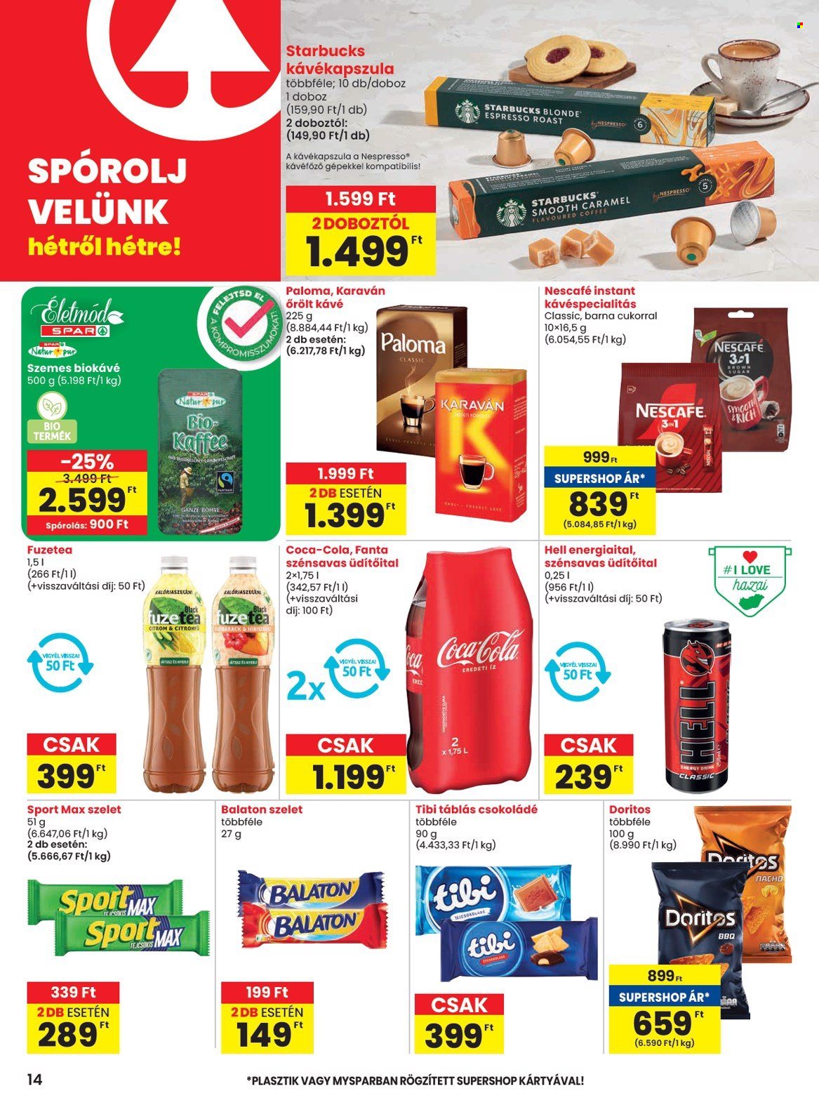 SPAR akciós újságok - 2025.02.13 - 2025.02.19. Oldal 14