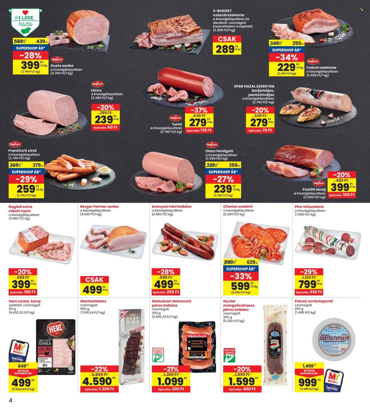 INTERSPAR akciós újságok - 2025.02.13 - 2025.02.19. Oldal 4