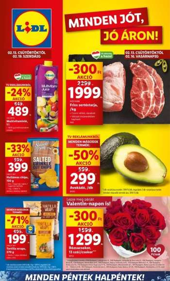Újság Lidl - 2025.02.13 - 2025.02.19.