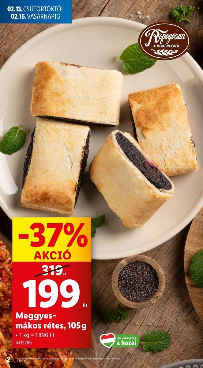 Lidl akciós újságok - 2025.02.13 - 2025.02.19. Oldal 2