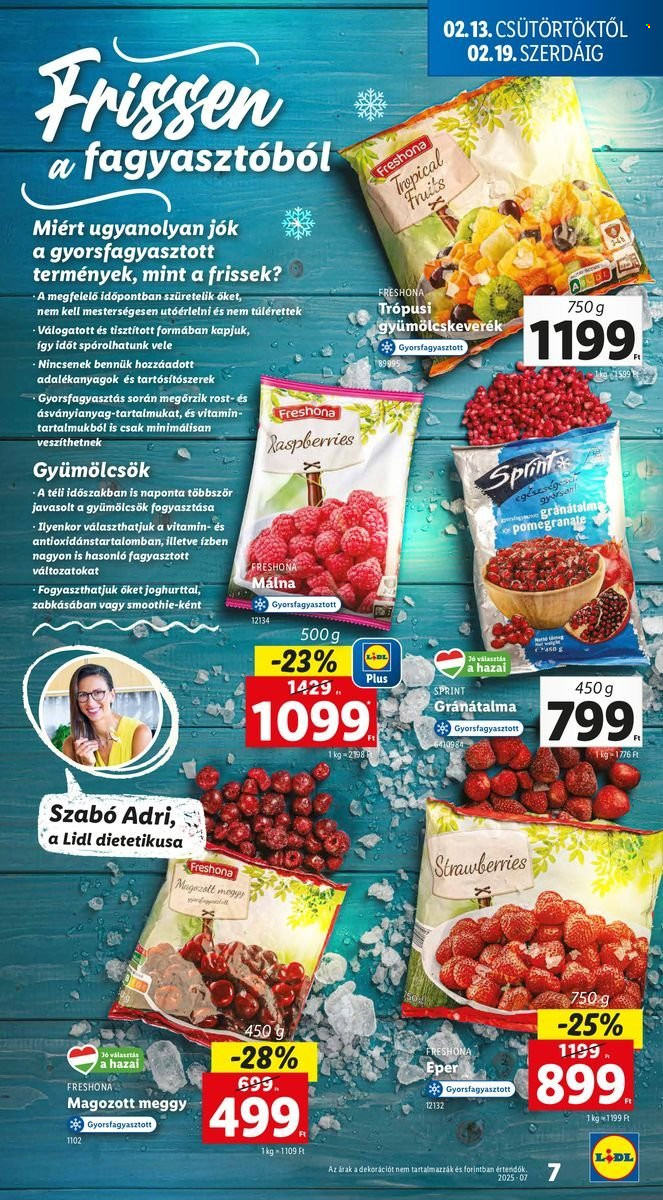 Lidl akciós újságok - 2025.02.13 - 2025.02.19. Oldal 7