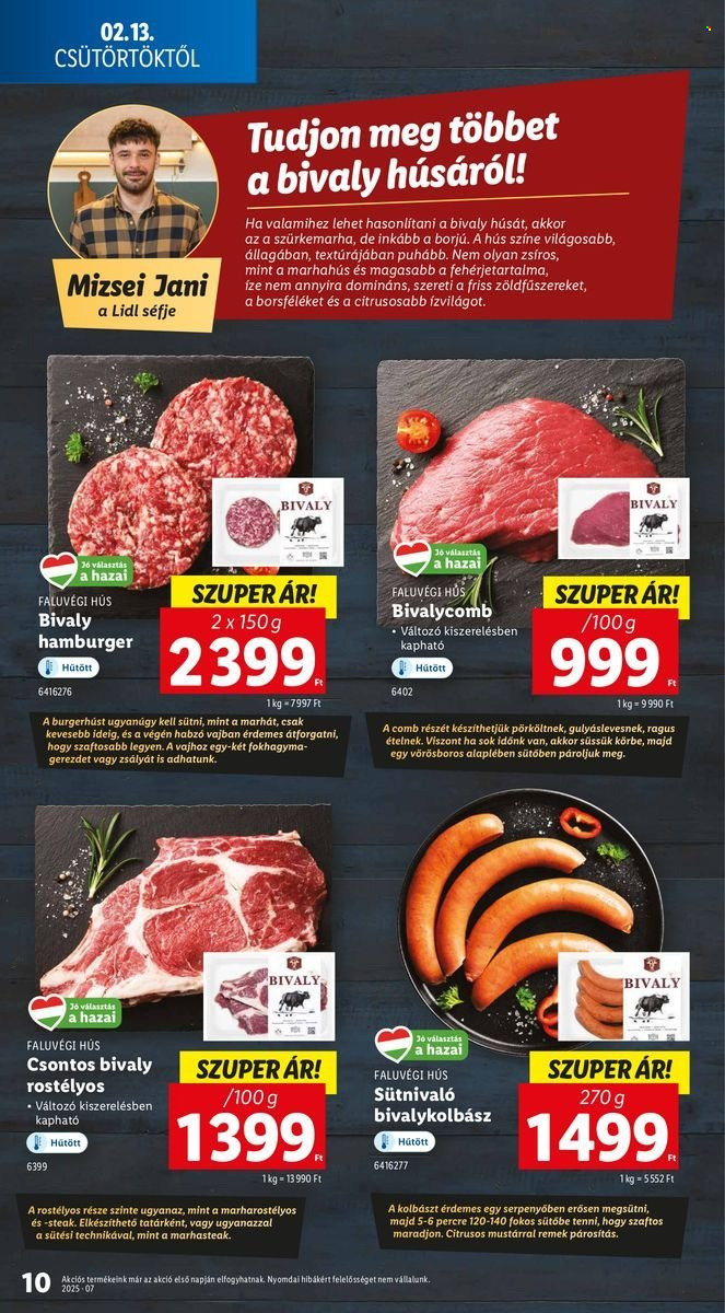 Lidl akciós újságok - 2025.02.13 - 2025.02.19. Oldal 10