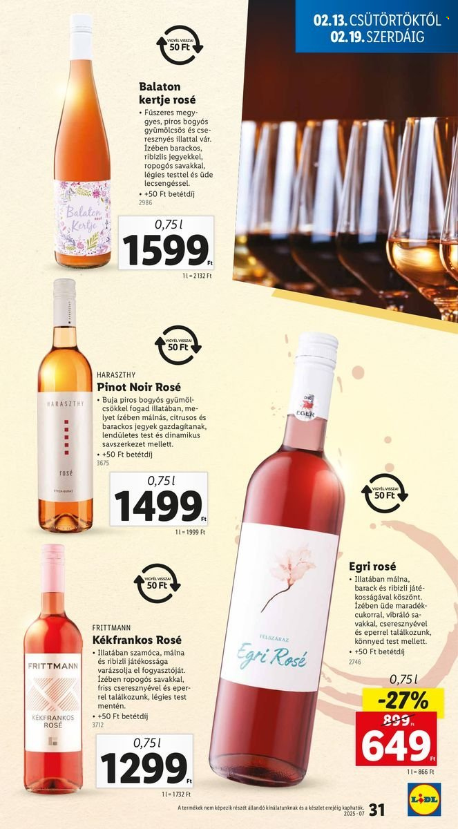 Lidl akciós újságok - 2025.02.13 - 2025.02.19. Oldal 31
