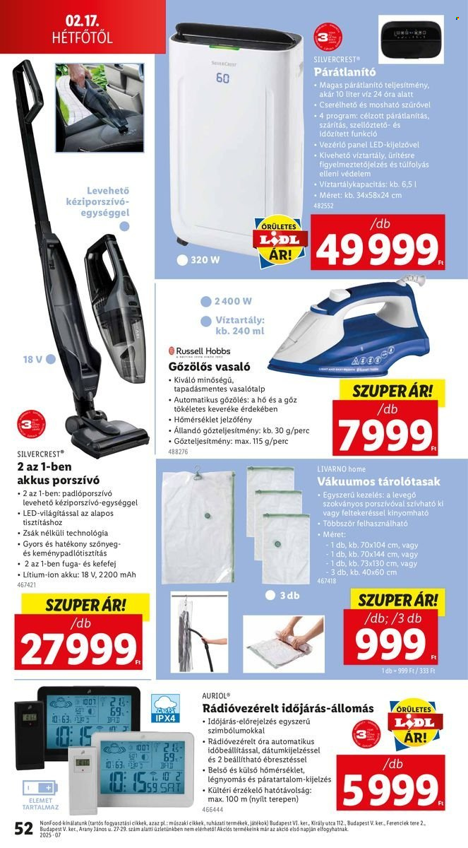 Lidl akciós újságok - 2025.02.13 - 2025.02.19. Oldal 52