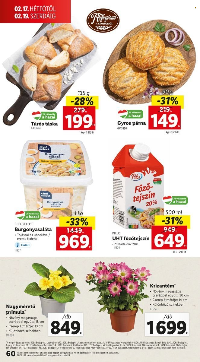 Lidl akciós újságok - 2025.02.13 - 2025.02.19. Oldal 60