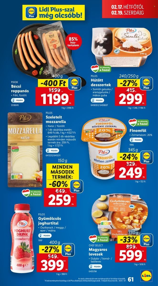 Lidl akciós újságok - 2025.02.13 - 2025.02.19. Oldal 61