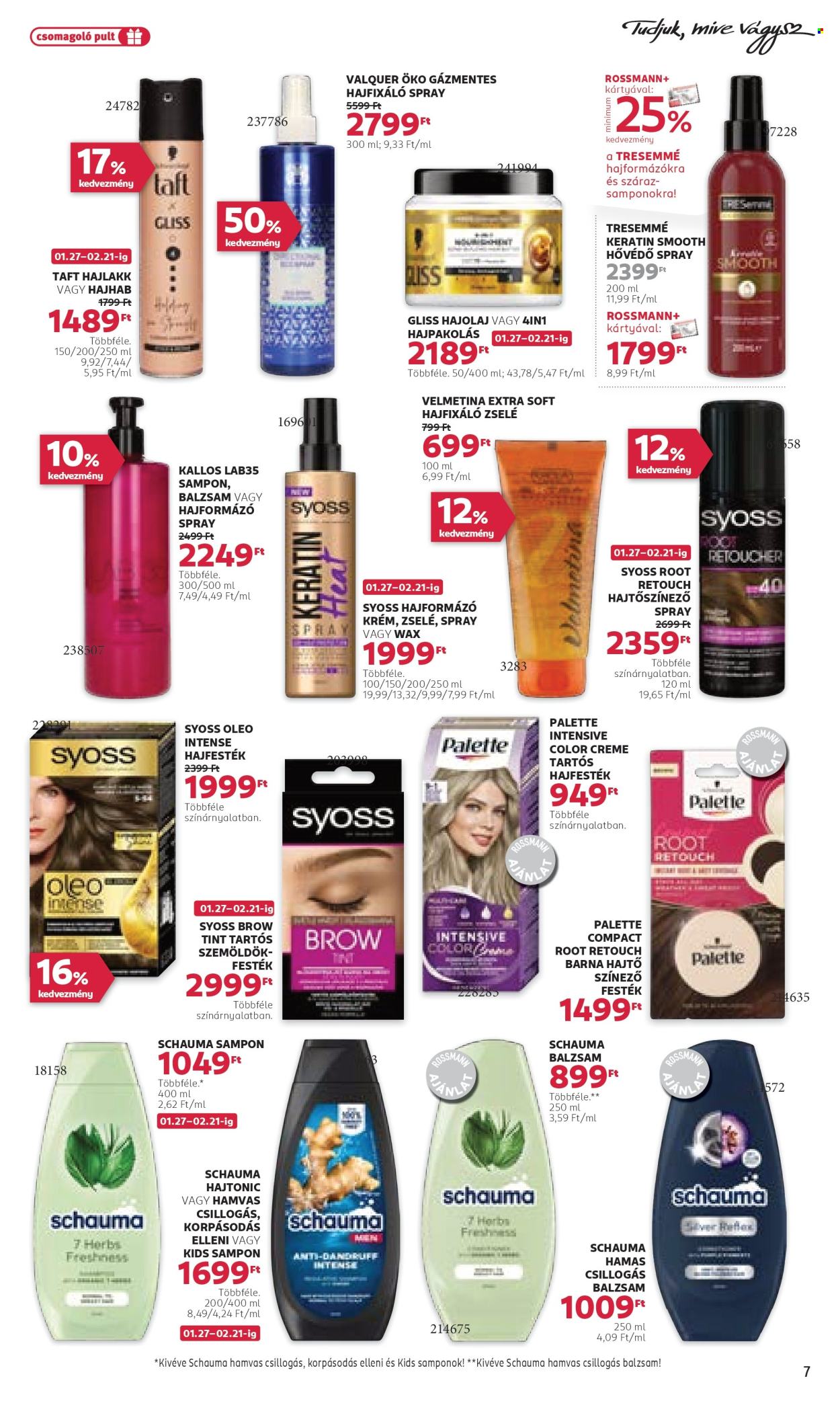 Rossmann akciós újságok - 2025.02.10 - 2025.02.21. Oldal 7