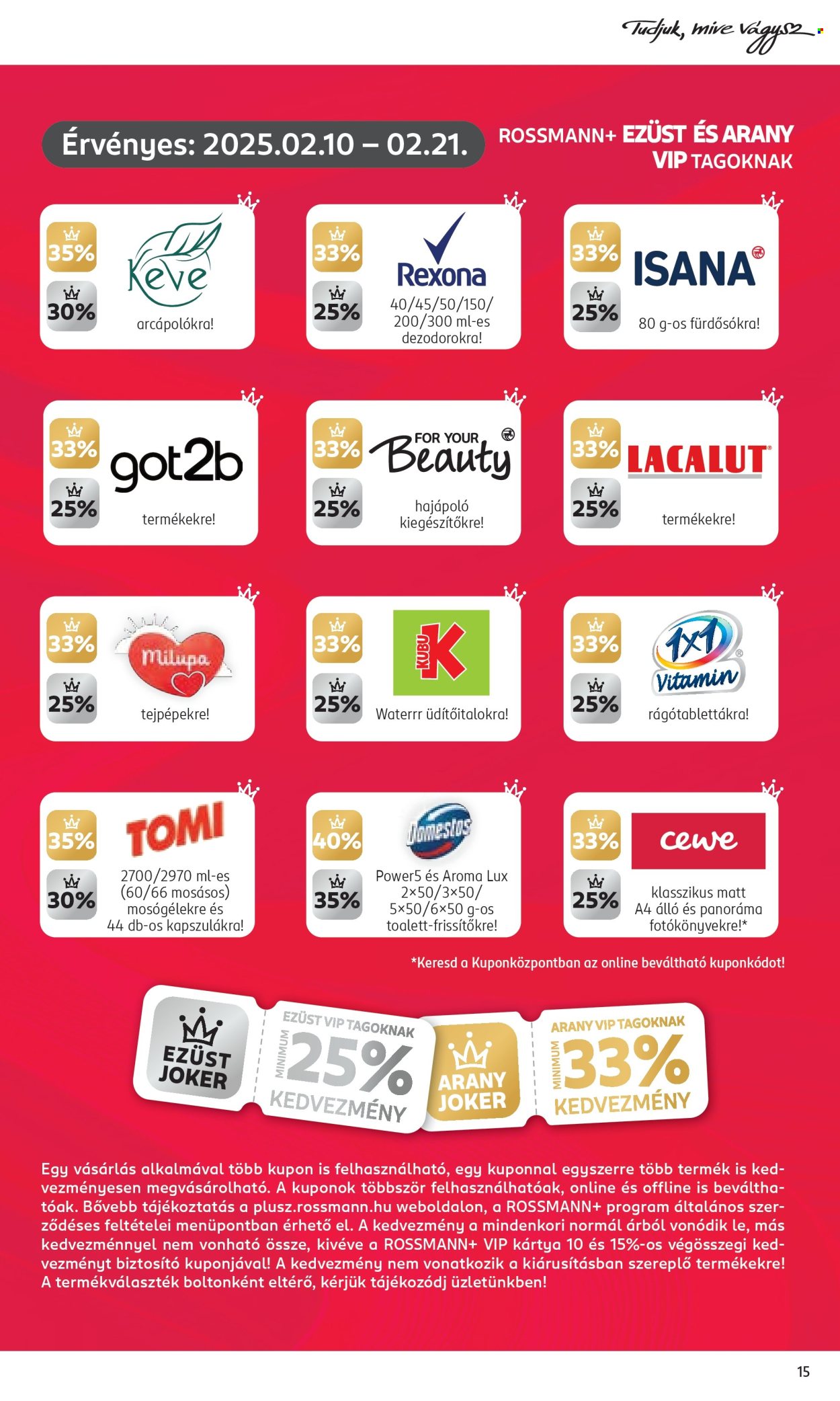 Rossmann akciós újságok - 2025.02.10 - 2025.02.21. Oldal 17