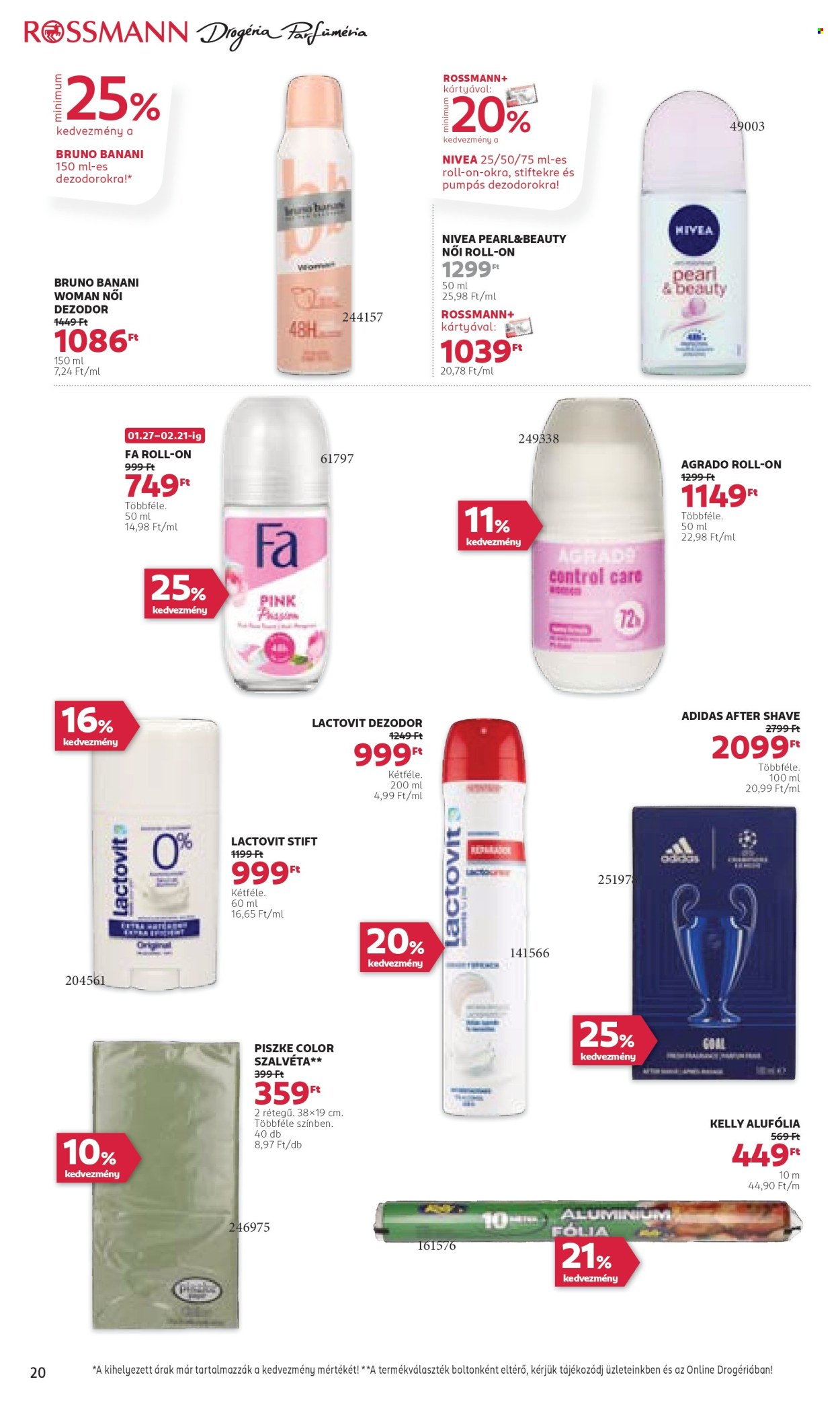Rossmann akciós újságok - 2025.02.10 - 2025.02.21. Oldal 22
