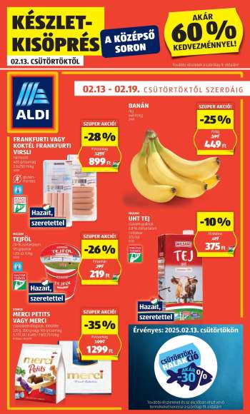 Újság Aldi - 2025.02.13 - 2025.02.19.