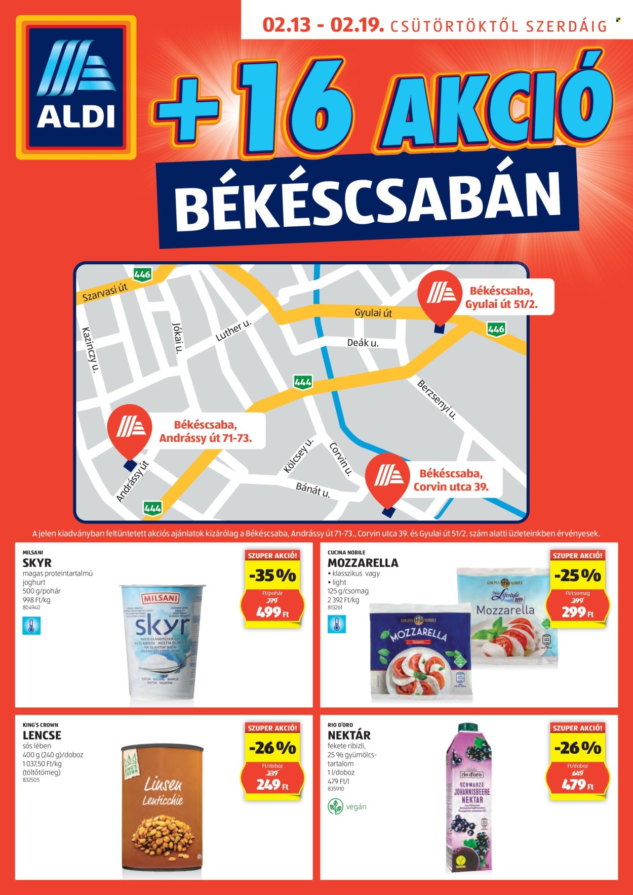 Aldi akciós újságok - 2025.02.13 - 2025.02.19. Oldal 1