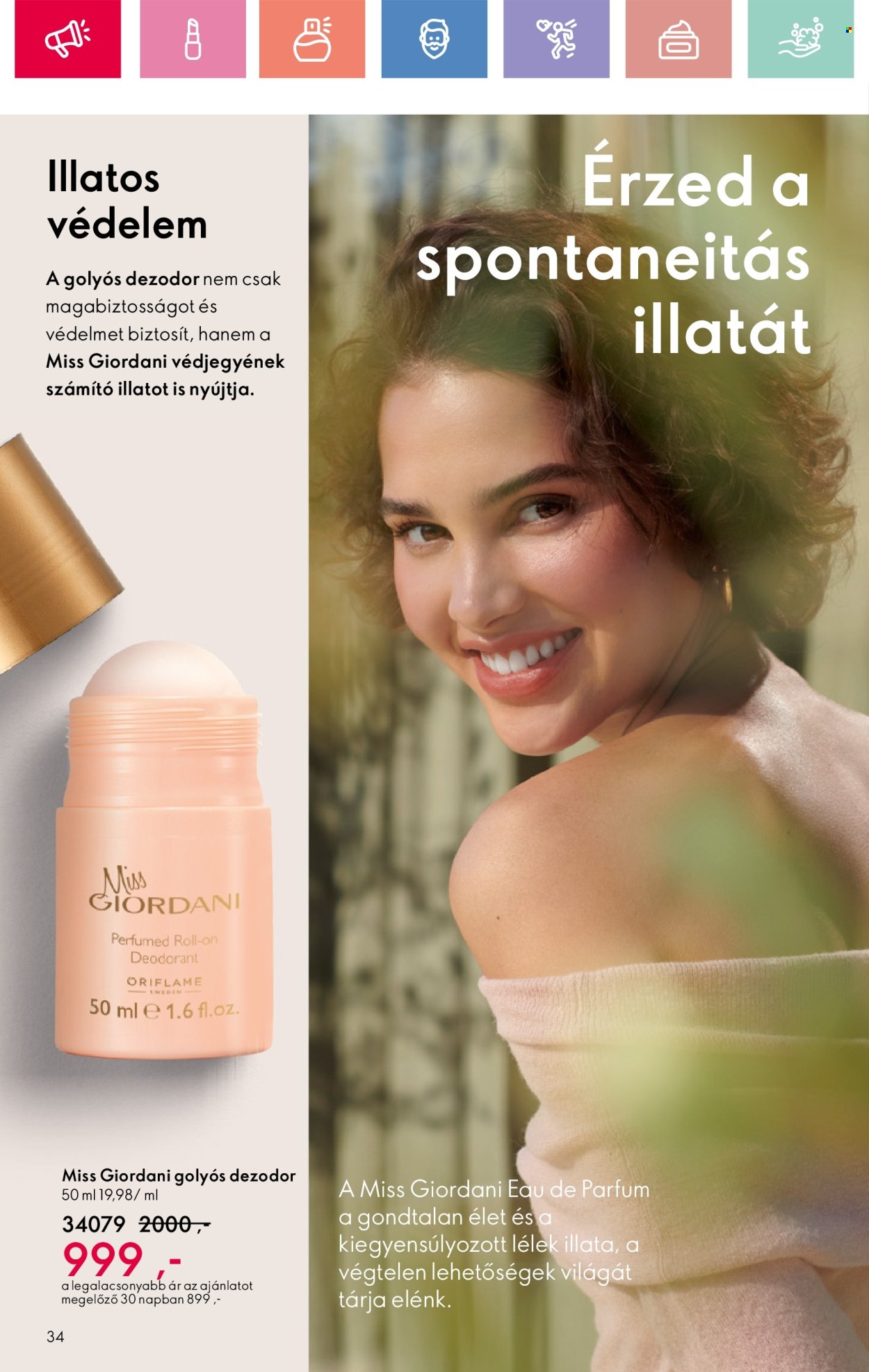 Oriflame akciós újságok - 2025.02.09 - 2025.03.01. Oldal 34