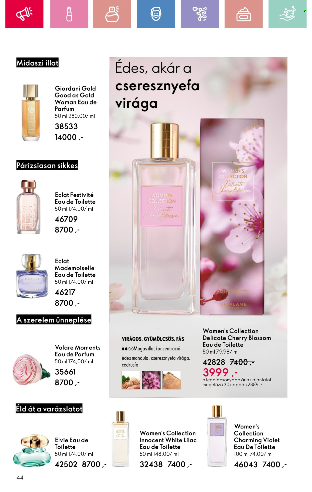 Oriflame akciós újságok - 2025.02.09 - 2025.03.01. Oldal 44