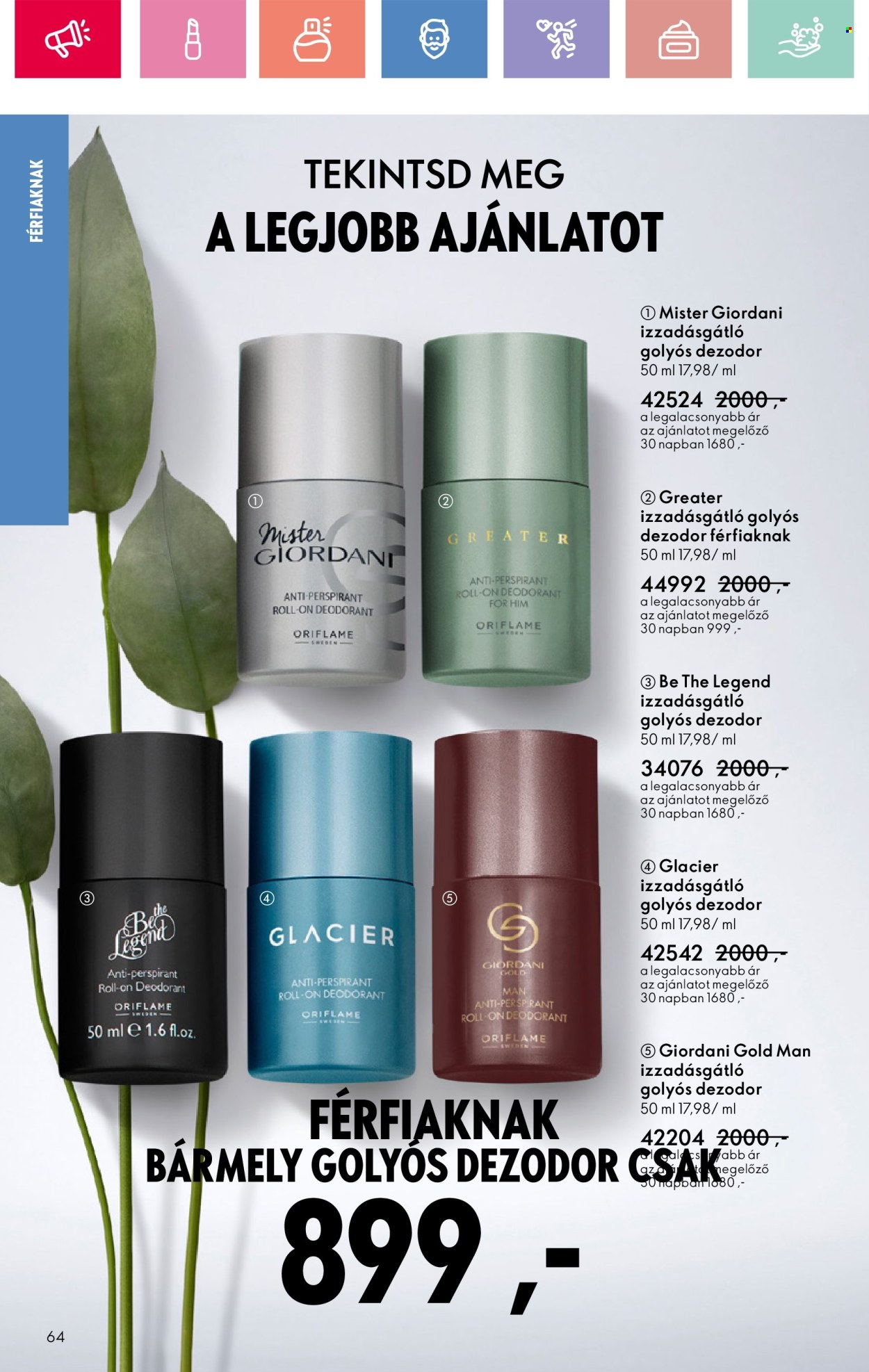 Oriflame akciós újságok - 2025.02.09 - 2025.03.01. Oldal 64