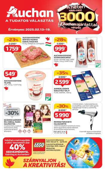 Újság Auchan - 2025.02.13 - 2025.02.19.