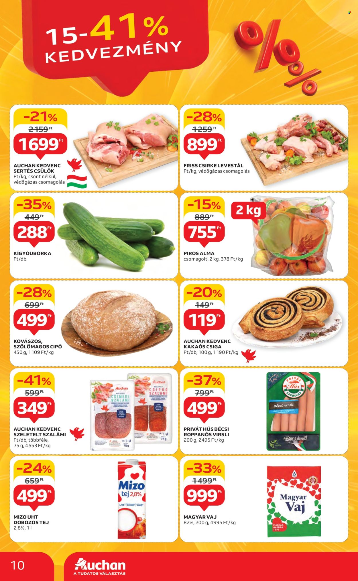 Auchan akciós újságok - 2025.02.13 - 2025.02.19. Oldal 10
