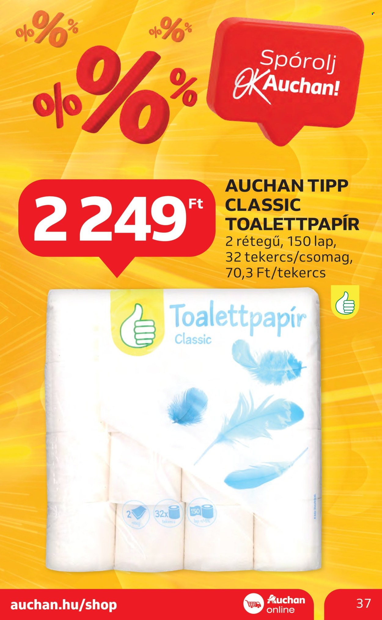 Auchan akciós újságok - 2025.02.13 - 2025.02.19. Oldal 37