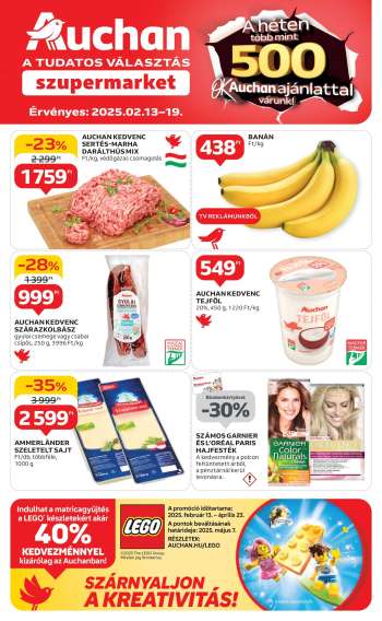 Újság Auchan - 2025.02.13 - 2025.02.19.