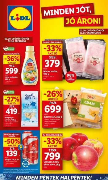 Újság Lidl - 2025.02.20 - 2025.02.26.