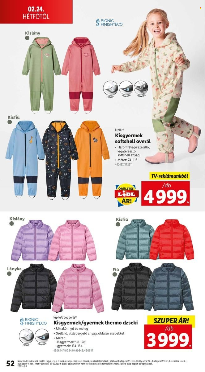Lidl akciós újságok - 2025.02.20 - 2025.02.26. Oldal 52