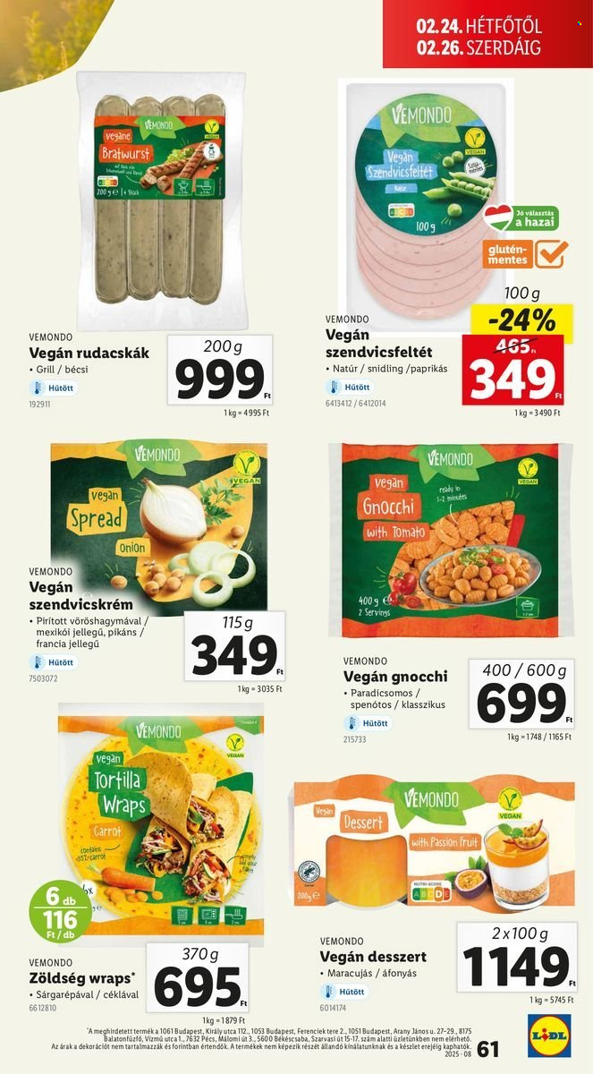 Lidl akciós újságok - 2025.02.20 - 2025.02.26. Oldal 61