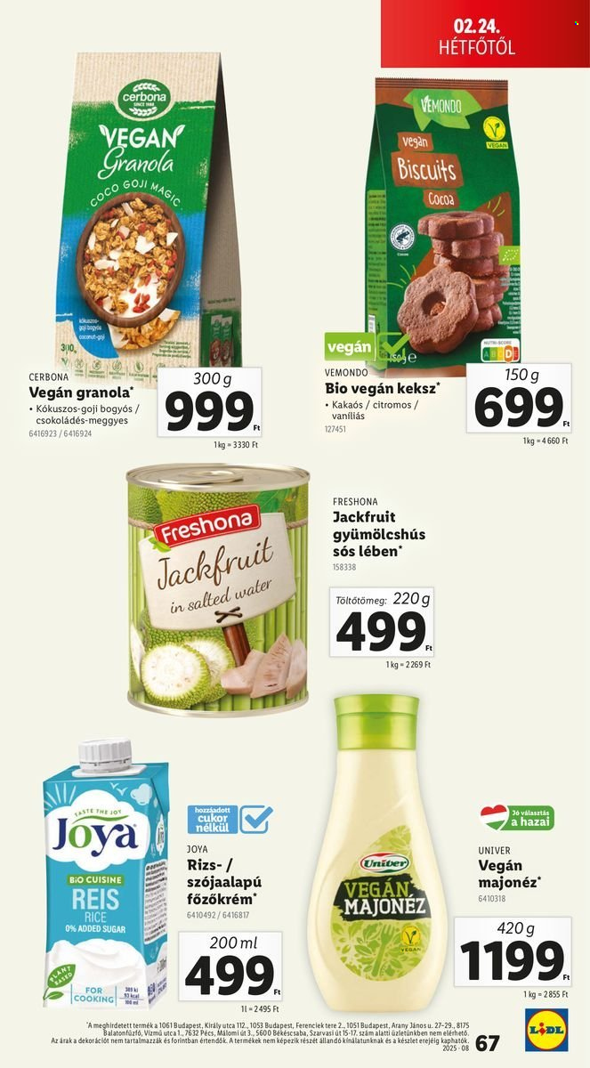 Lidl akciós újságok - 2025.02.20 - 2025.02.26. Oldal 67